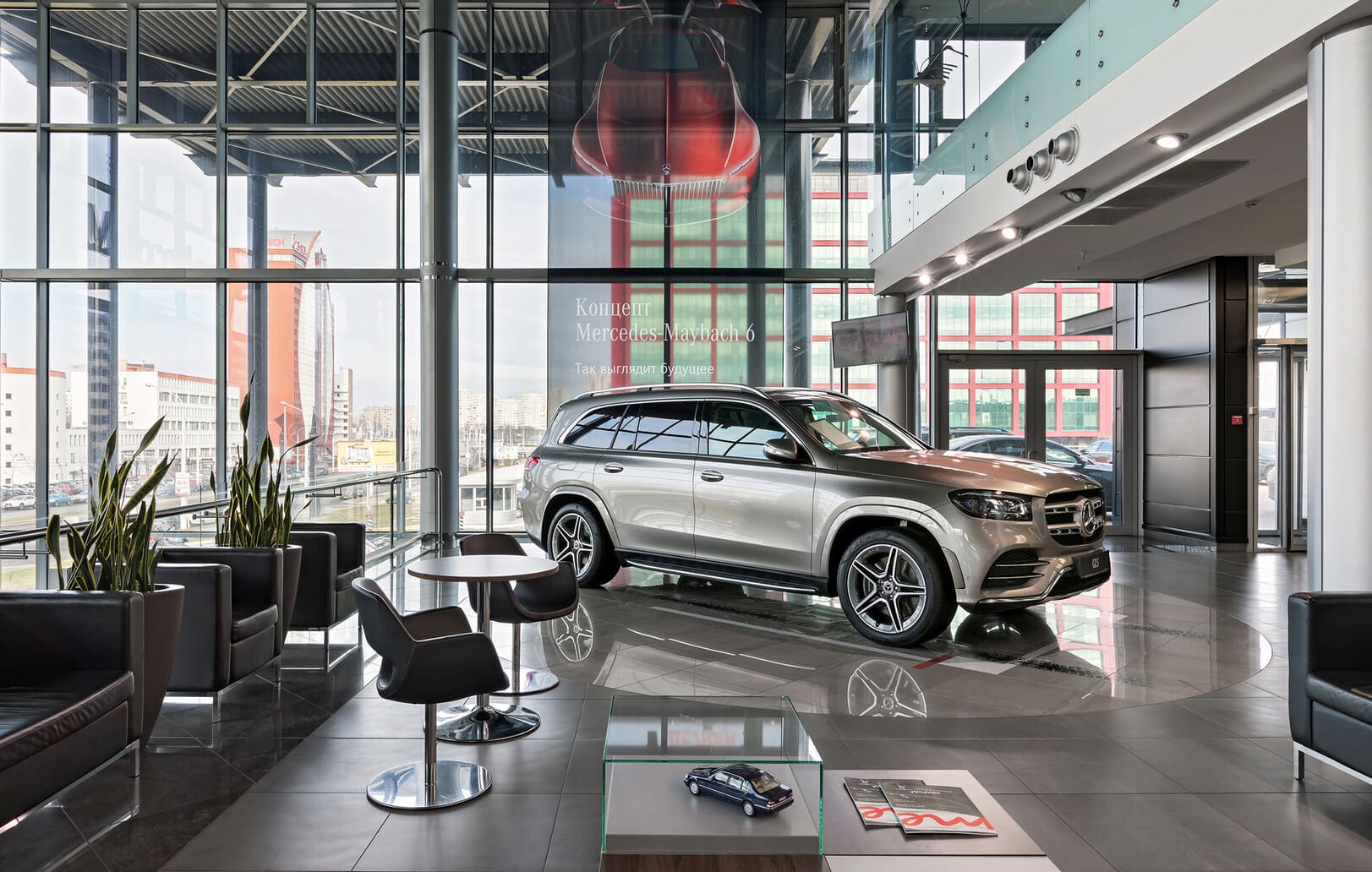 Дизайн магазина Mercedes-Benz в Минске
